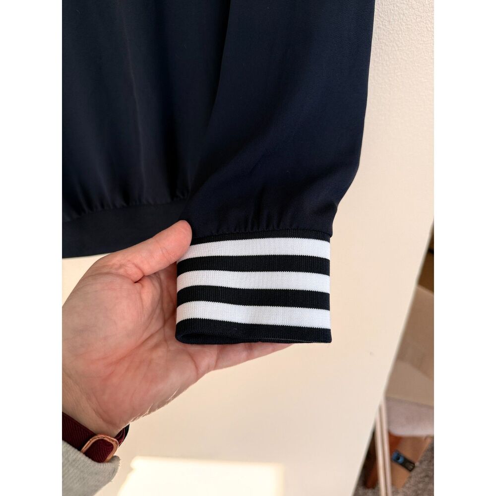 Adidas Originals Navy Blue Trefoil Wind-Shirt / Pullover -‎ Small - Picture 6 of 12